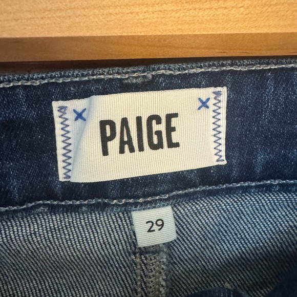 PAIGE Anessa Blue Denim Jeans - Picture 3 of 5